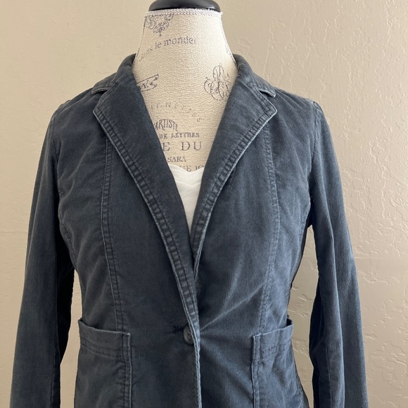 Caslon Gray Corduroy Blazer Size S - Picture 2 of 11